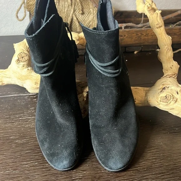 Sorel Farah short, black, suede ankle boot size 9 - Picture 4 of 10